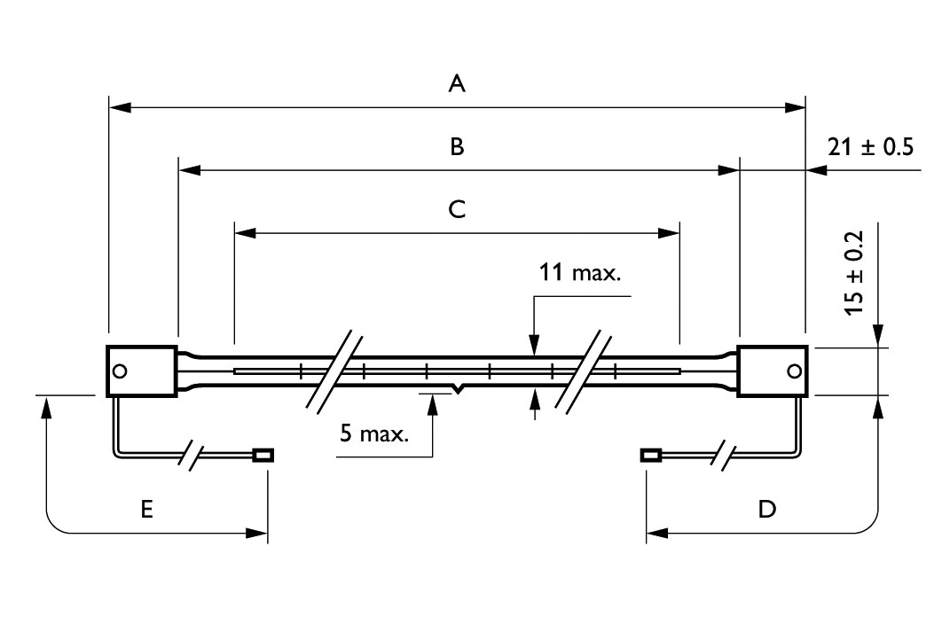 X Halogen sugarzo SK15 rajz 2